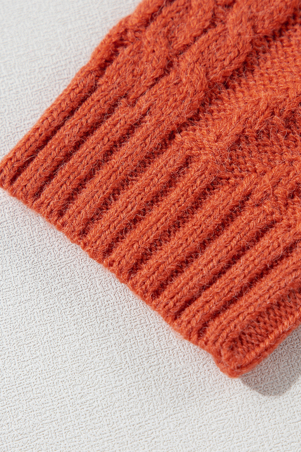 Evelyn Patched Drop Shoulder Sweater