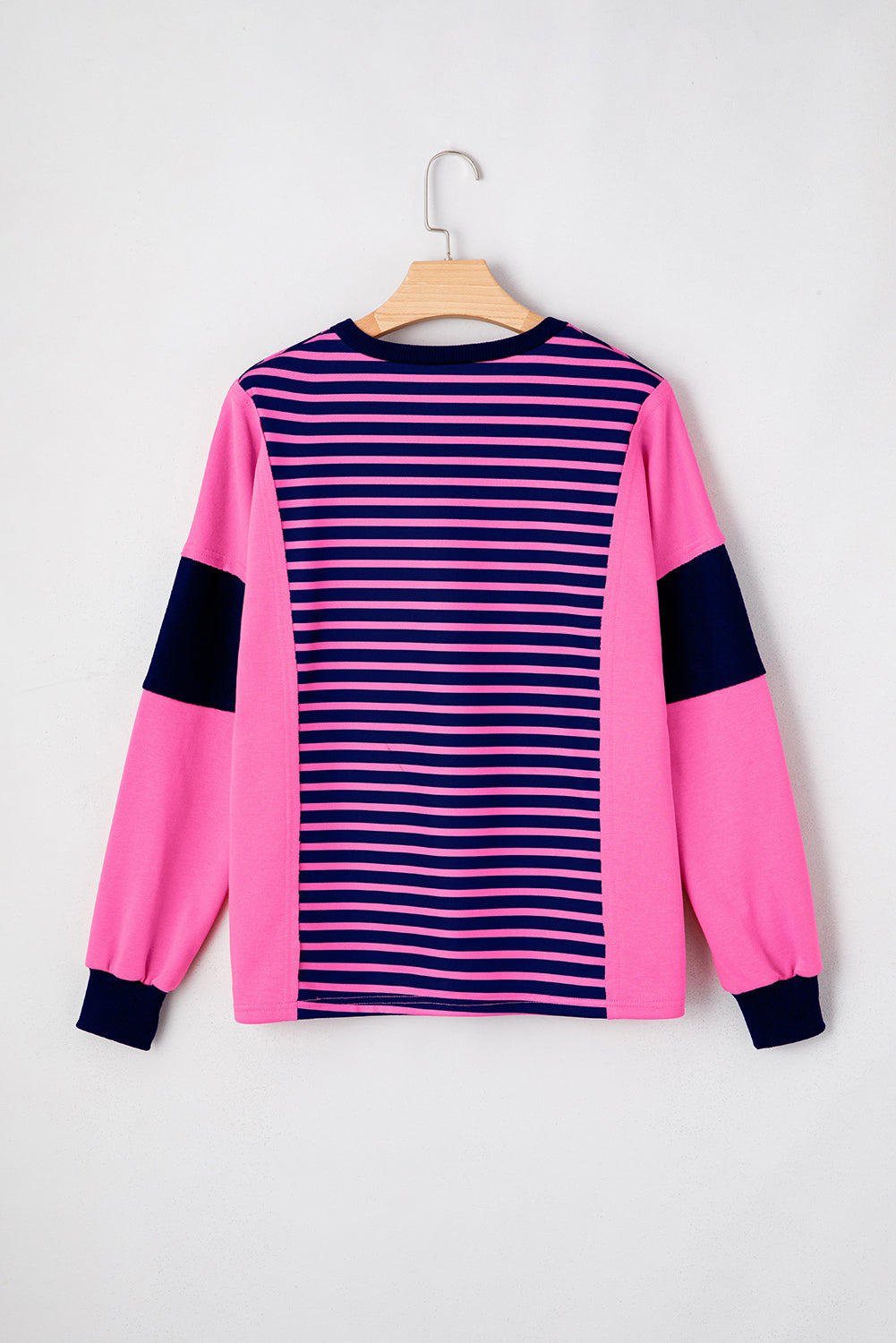 Haven Stripe Loose Fit Long Sleeve Top Threaded Pear