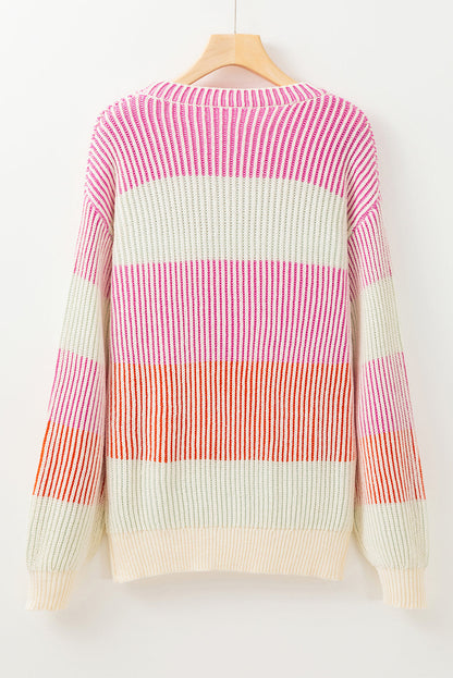 Ella Knit Bubble Sleeve Sweater