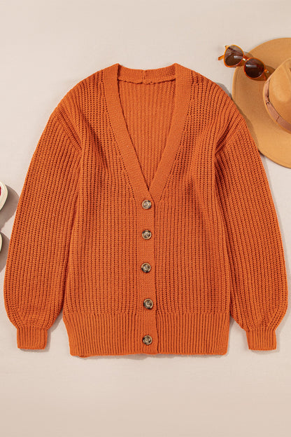 Rachel Front Chunky Cardigan Sweater