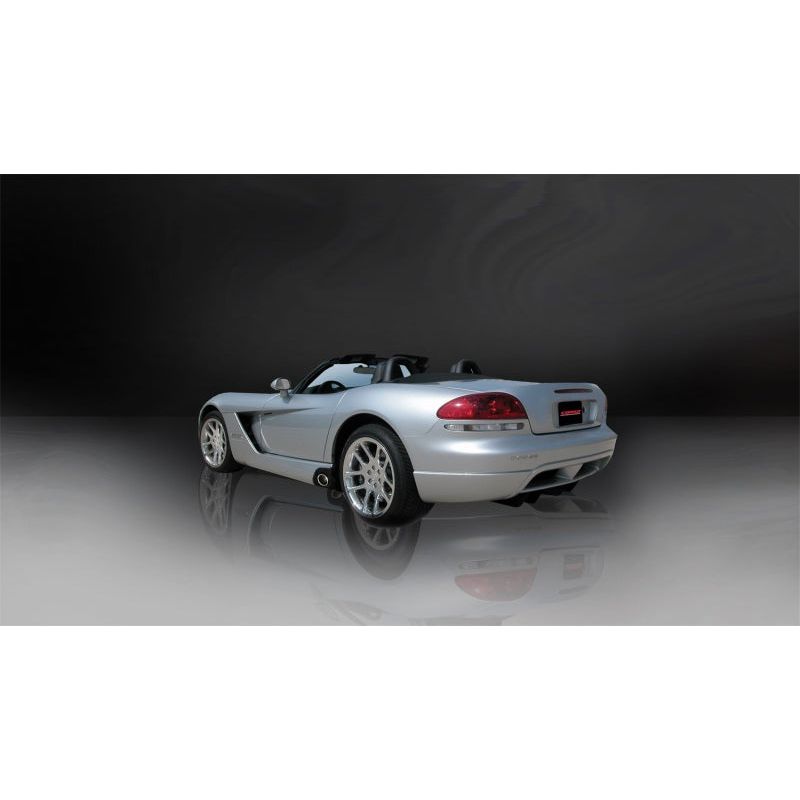Corsa 03-10 Dodge Viper 8.3L Polished Sport Cat-Back Exhaust (2.5in Inlet for Use w/ Stock Conv.) NP Motorsports