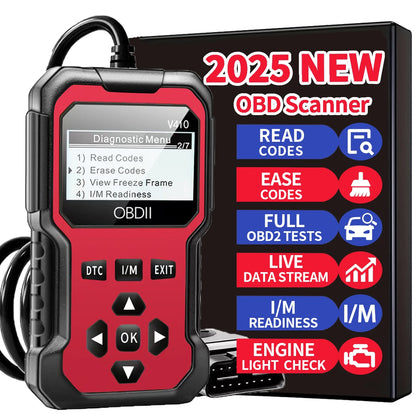 Car OBDII Scanner Diagnostic Tool Code Reader Engine Fault Code