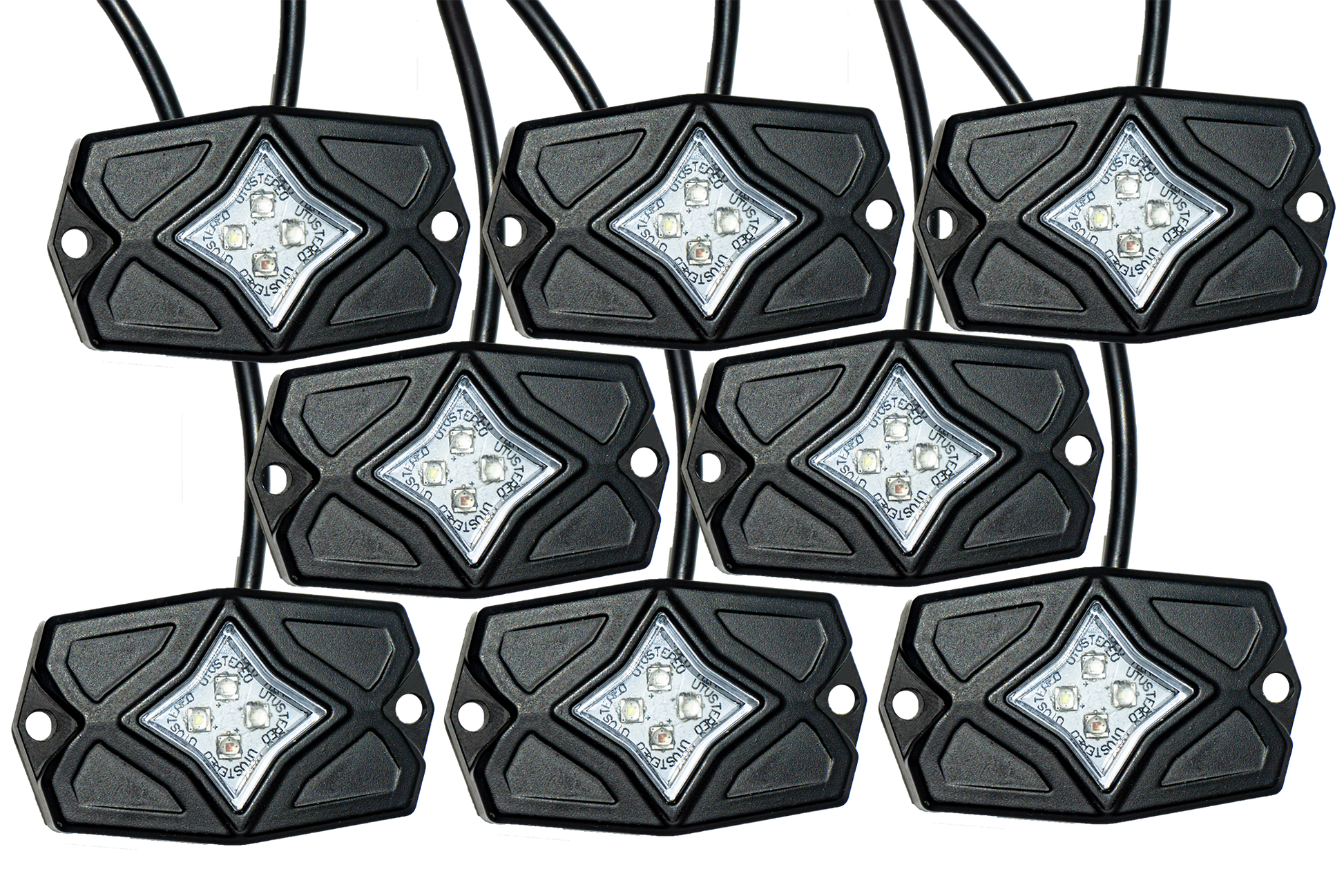 RGBW Rock Light Kit - 8pcs | UTVS-RLKIT8 Dunes 2 Dezert SXS