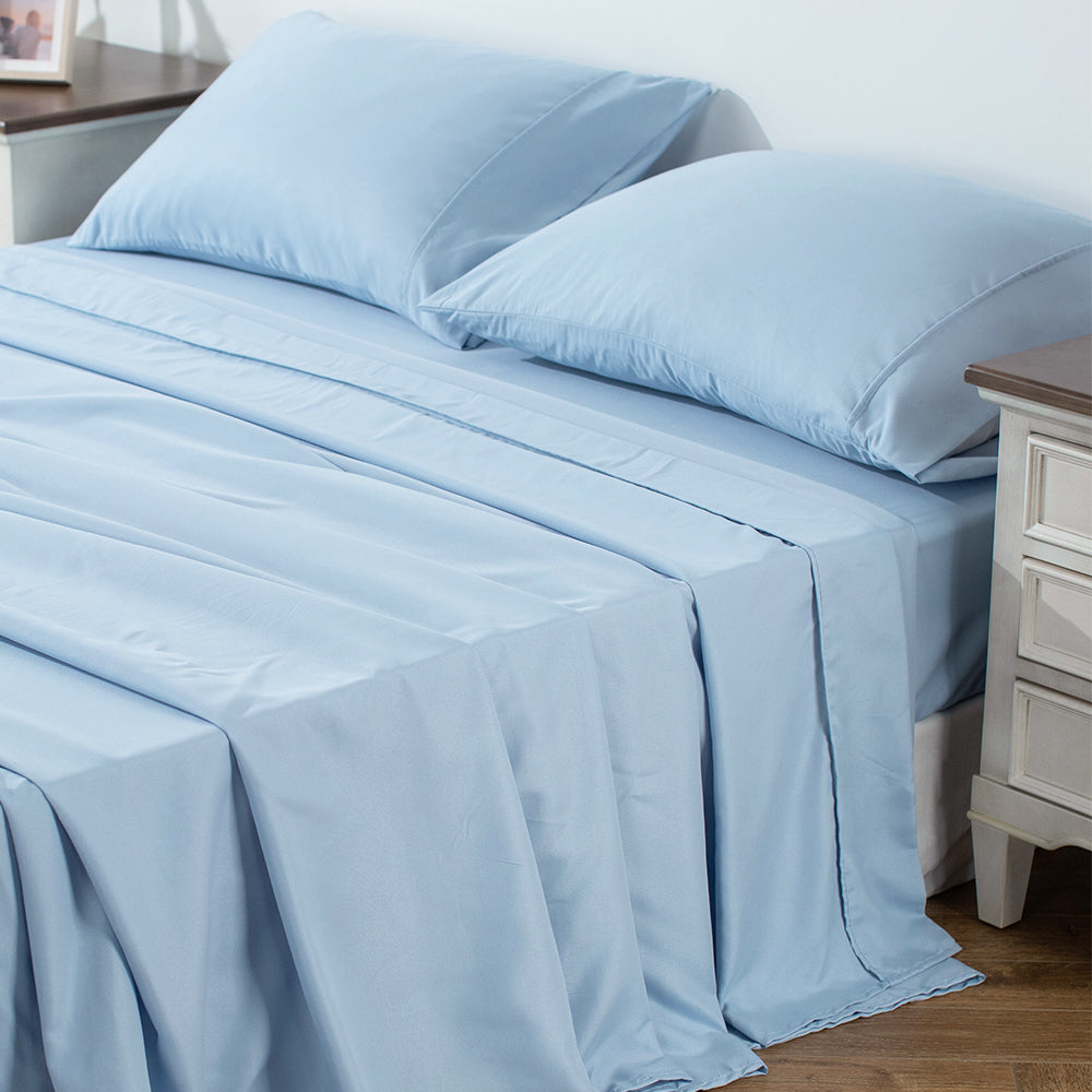 Kasentex Soft Sheet Bedding Set in Deep Pocket, Hypoallergenic and Breathable, Room Decor, Graduation Gifts Kasentex