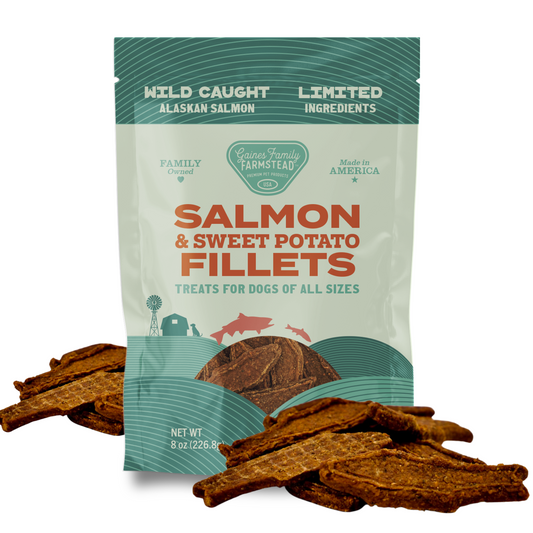 Salmon and Sweet Potato Fillets Gaines Family Farmstead