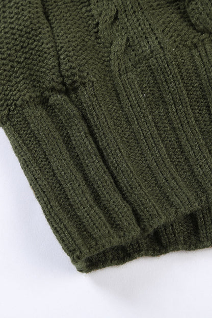 Everly Fur Hood Horn Sweater