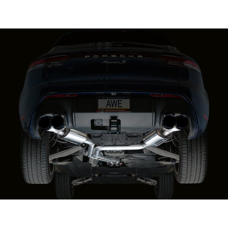 AWE Tuning 19-21 Porsche Macan 3.0T/2.9TT Touring Edition Catback Exhaust w/ Diamond Black Tips NP Motorsports