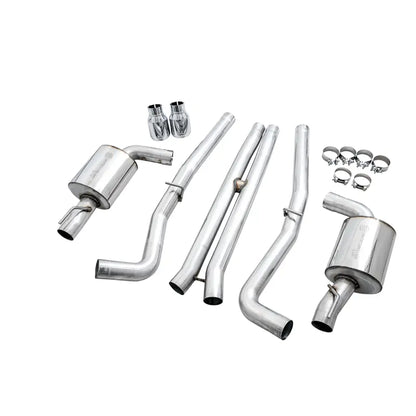 AWE Tuning 2015+ Dodge Charger 6.4L/6.2L SC Non-Resonated Touring Edition Exhaust - Silver Tips NP Motorsports