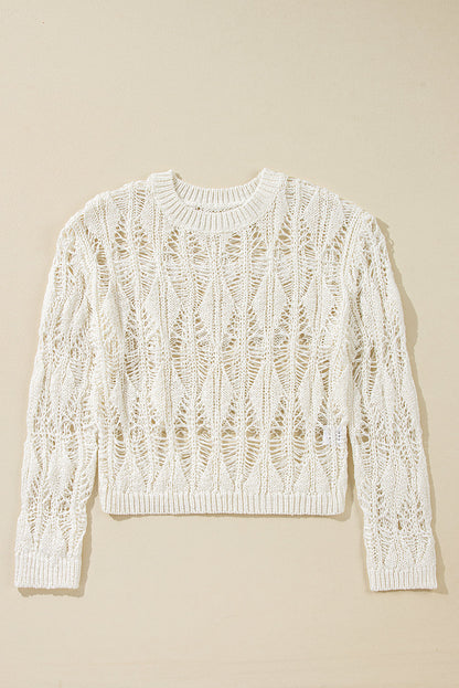 Olivia Crochet Loose Fit Sweater