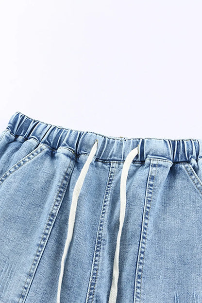 Aileen Gather Distressed Jogger