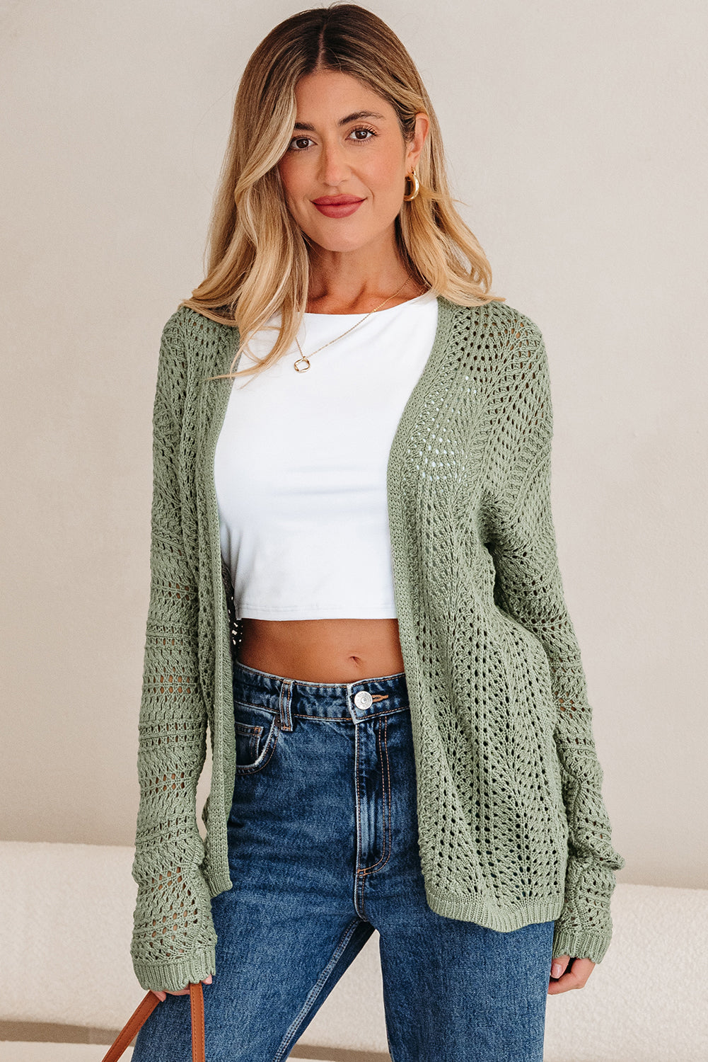 Jordyn Knit Batwing Sleeve Cardigan