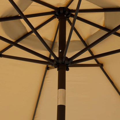 9' Outdoor Patio Umbrella, Outdoor Table Umbrella, Yard Umbrella, Market Umbrella with 8 Sturdy Ribs, Push Button Tilt and Crank - Get it from Bo