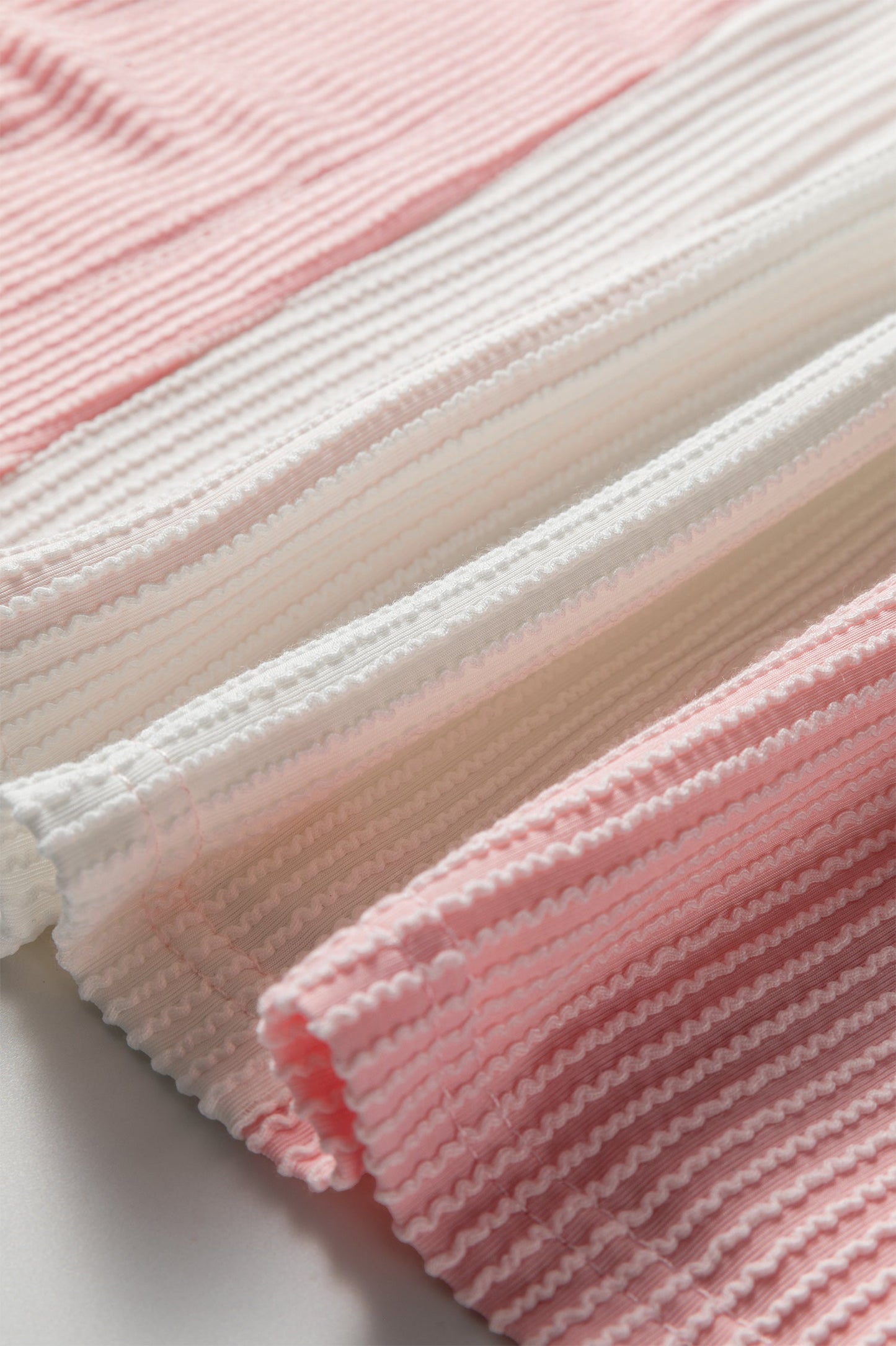 Louise Color Block Corded Long Sleeve Top