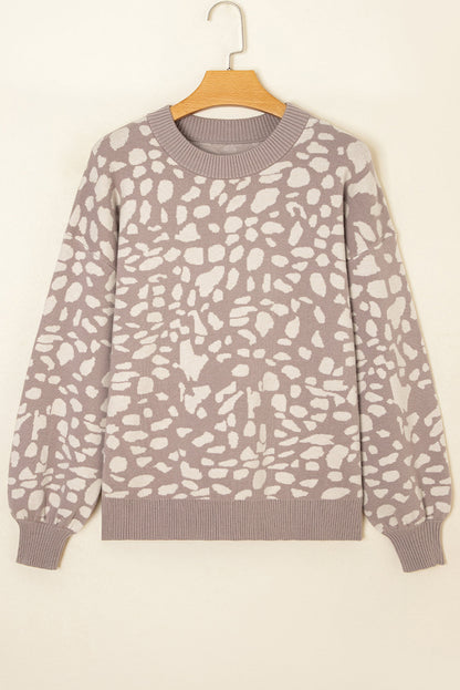 Avery Trim Drop Shoulder Sweater