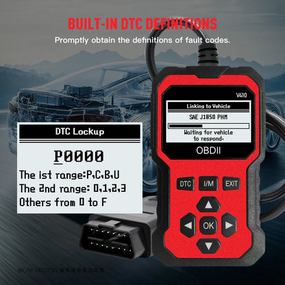 Car OBDII Scanner Diagnostic Tool Code Reader Engine Fault Code