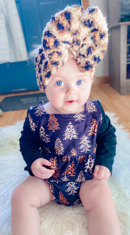 Leopard trees ruffle romper - Get it from Bo