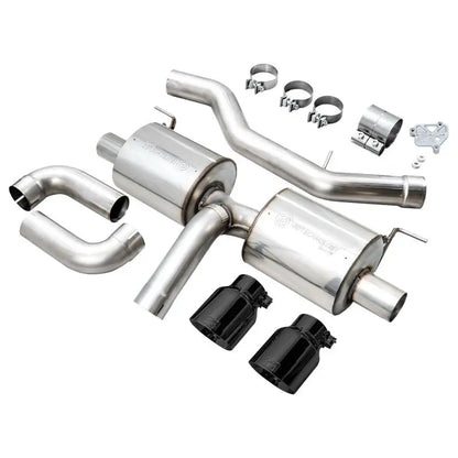 AWE 19-23 BMW 330i / 21-23 BMW 430i Base G2X Touring (Excl.Conv) Axle Back Exhaust - Diamond Black NP Motorsports