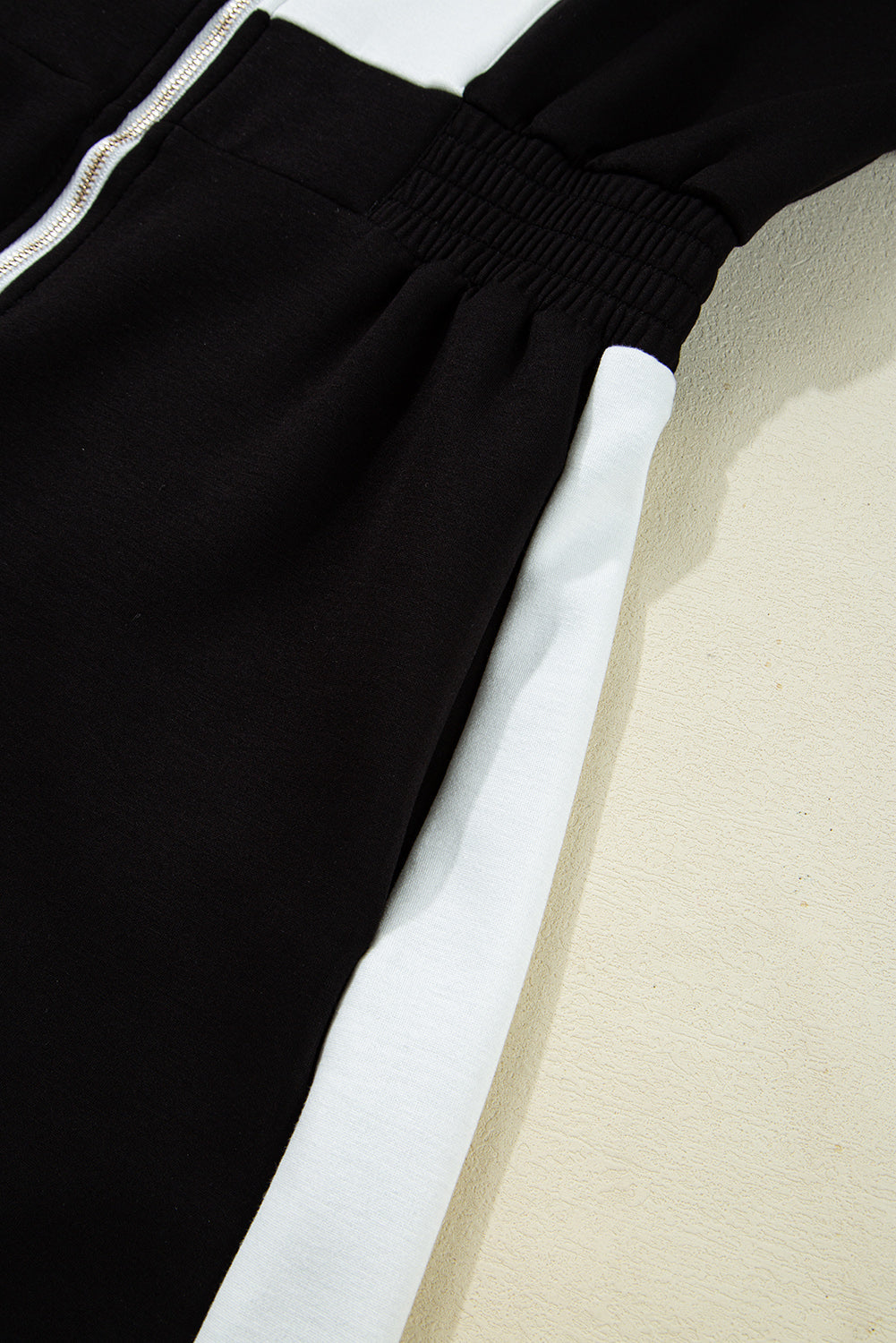 Olivia Patchwork Zip Front Romper