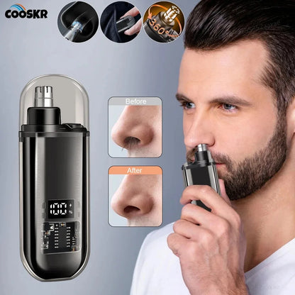 Nose Ear Hair Trimmer Rechargeable for Men Waterproof