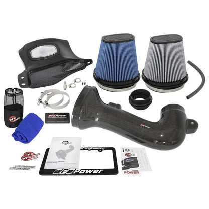 aFe Momentum Carbon Fiber Cold Air Intake System PDS/P5R 15-16 Chevrolet Corvette Z06 V8-6.2L NP Motorsports