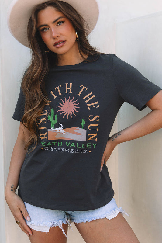 RISE WITH THE SUN Western Tee