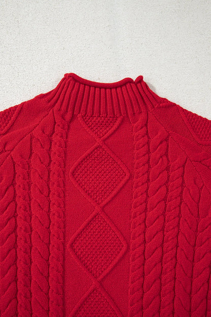 Joanna Cable Knit Baggy Sweater