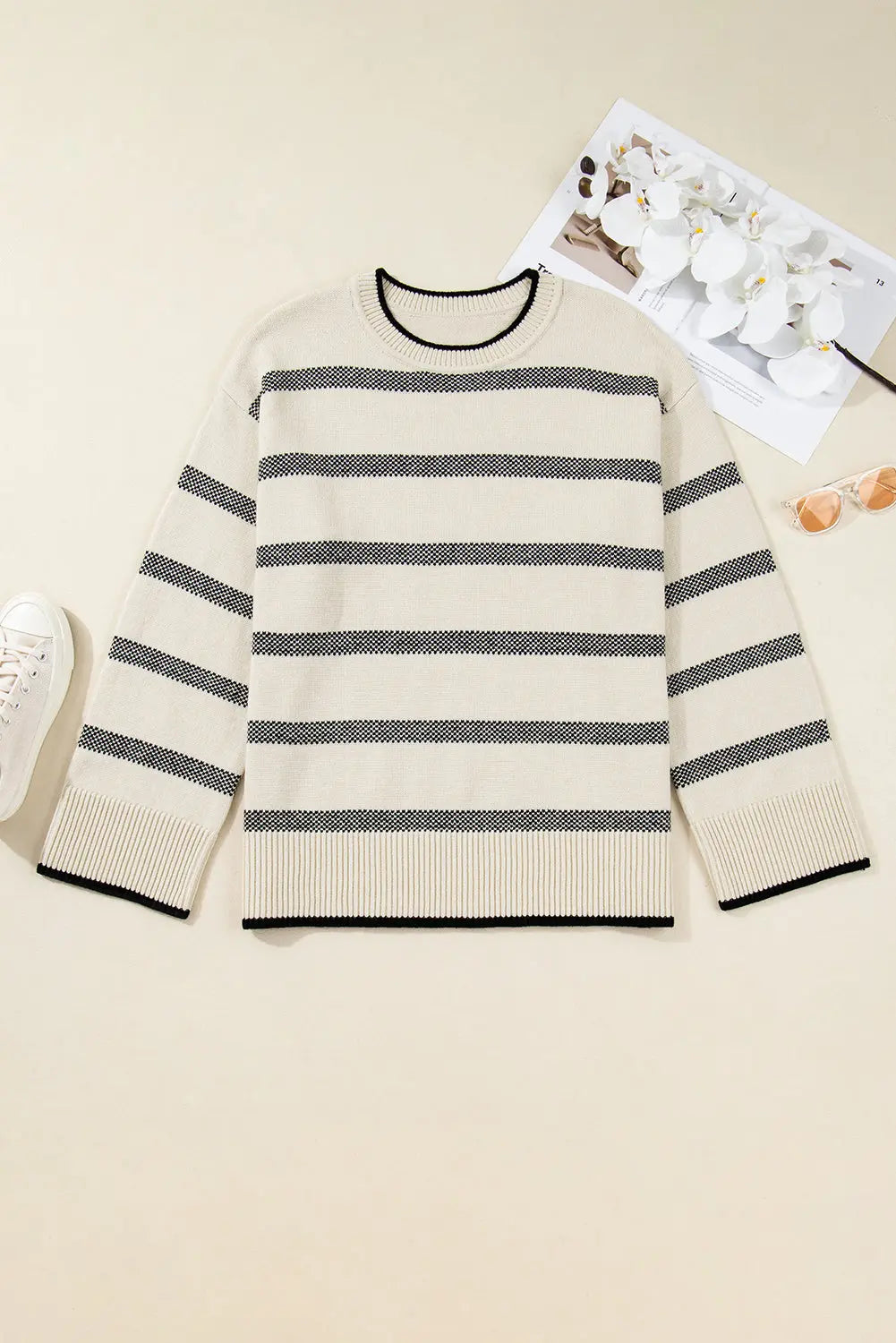 Amelia Sleeve Drop Shoulder PLUS Sweater