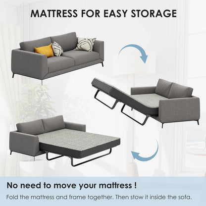4-Inch Memory Foam Sofa Mattress Queen Size