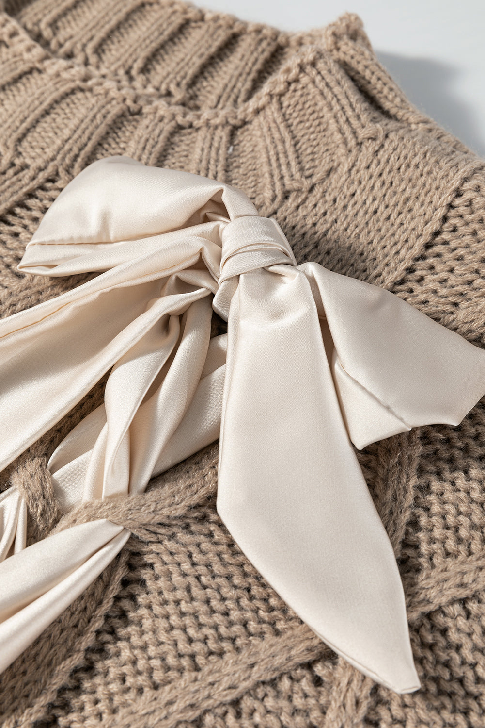 Emma Bowknot Short Sleeve Sweater