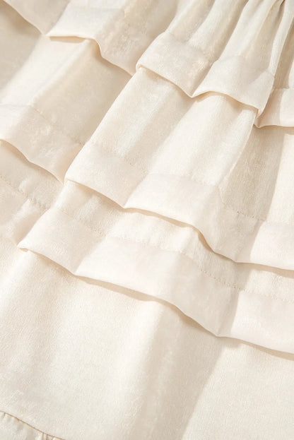 Chana Elastic Waist Mini Skirt