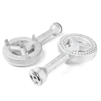 Barton 17QT High-Pressure Triple Basket Deep Fryer Double Burner Propane Station Barton