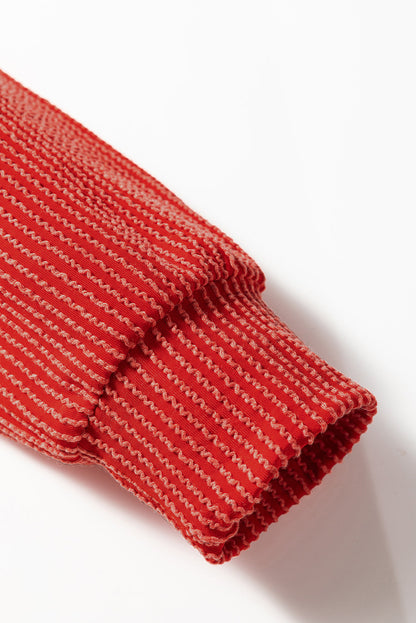 Alianna Collared Drawstring Pullover Top