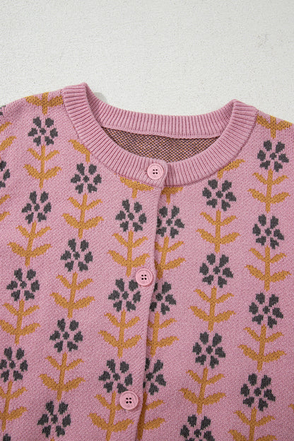 Dulce Ribbed Banded Cardigan Sweater