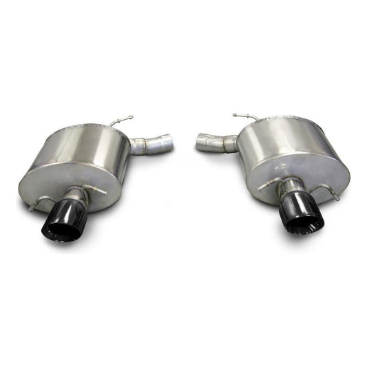 Corsa 09-13 Cadillac CTS Sedan V 6.2L V8 Black Sport Axle-Back Exhaust NP Motorsports