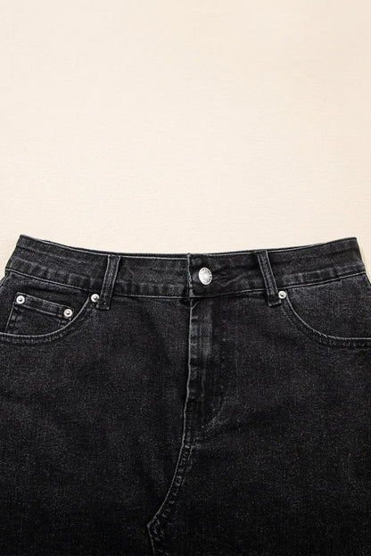 Emilia Raw Hem Mini Skirt