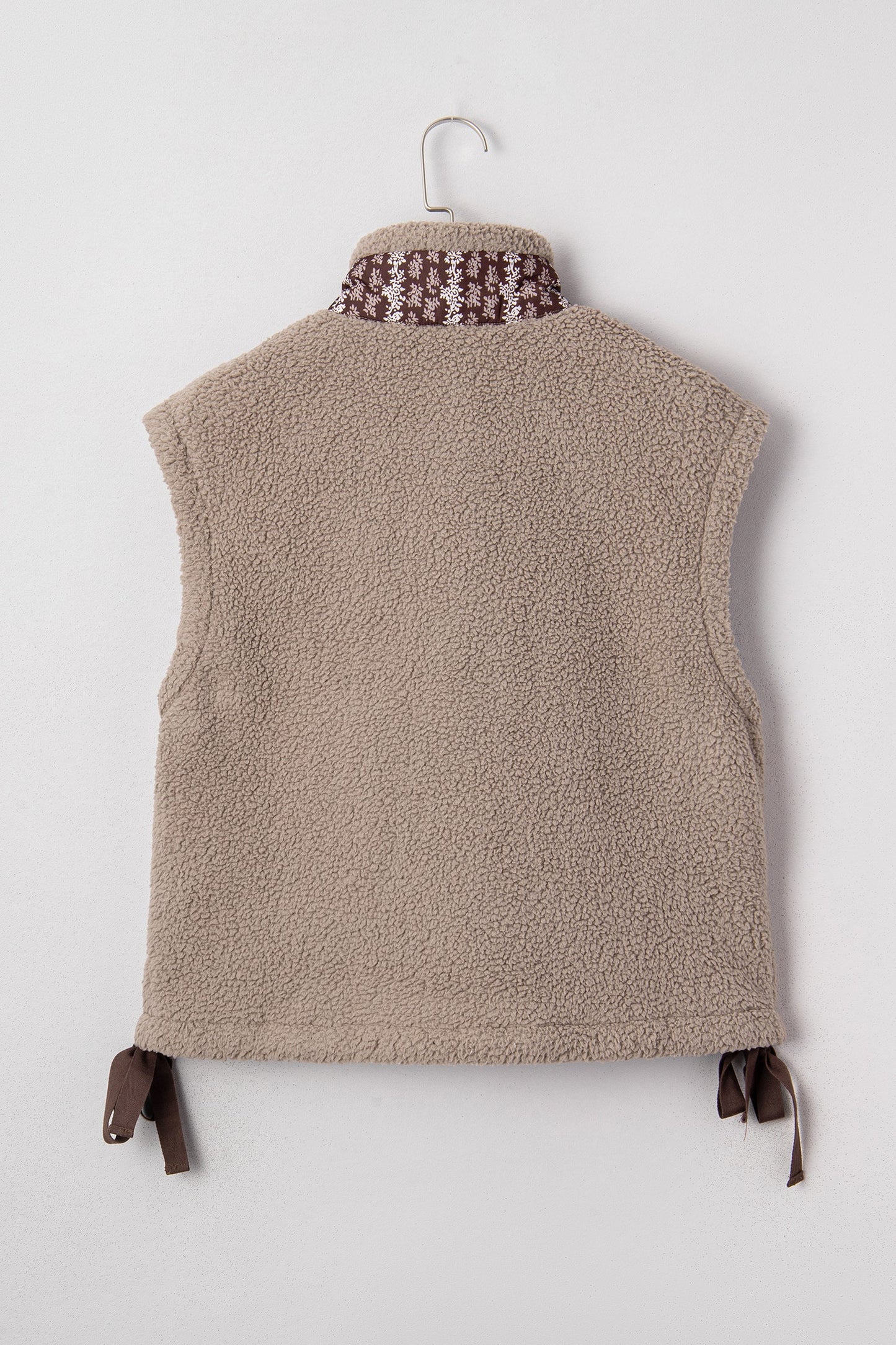 Wrenley Bows Sherpa Fleece Vest