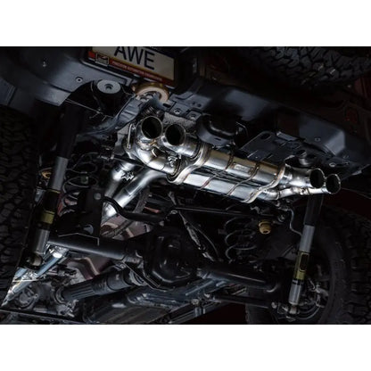 AWE 21+ Wrangler 392 Switchpath Cat-Back Exhaust- Quad BashGuards NP Motorsports