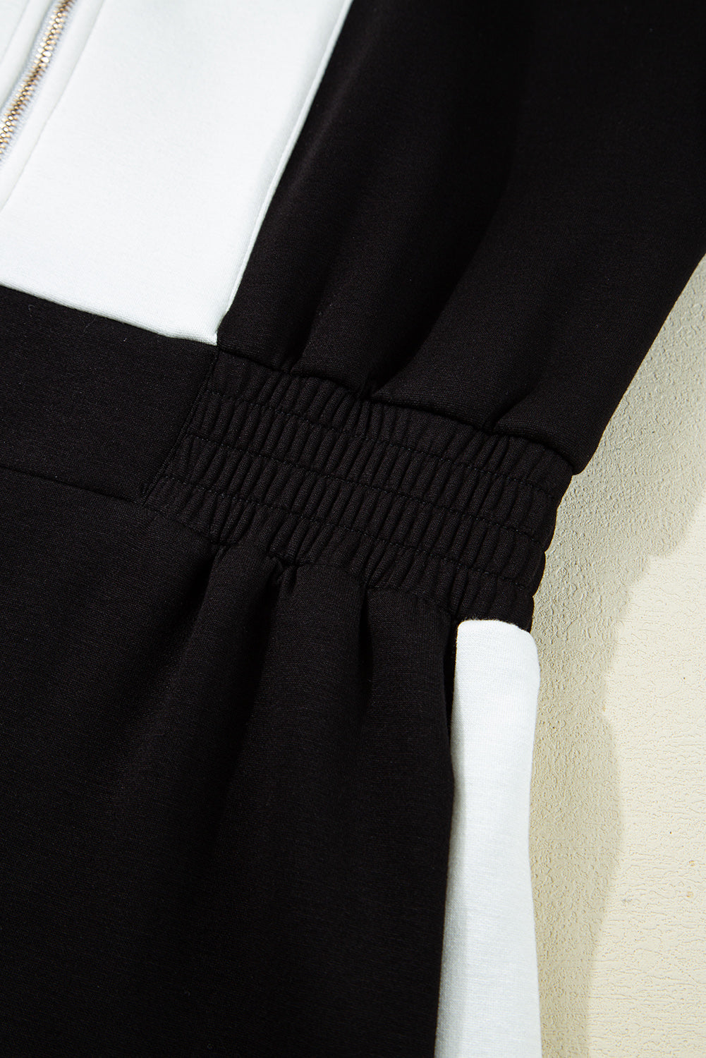 Olivia Patchwork Zip Front Romper