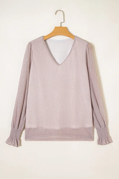 Iriyana Long Sleeve Blouse Long Sleeve Top