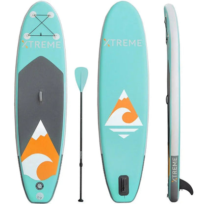 XtremePowerUS Inflatable Stand Up Paddle Board Set, Adjustable Paddle, Backpack & Pump XtremePowerUS