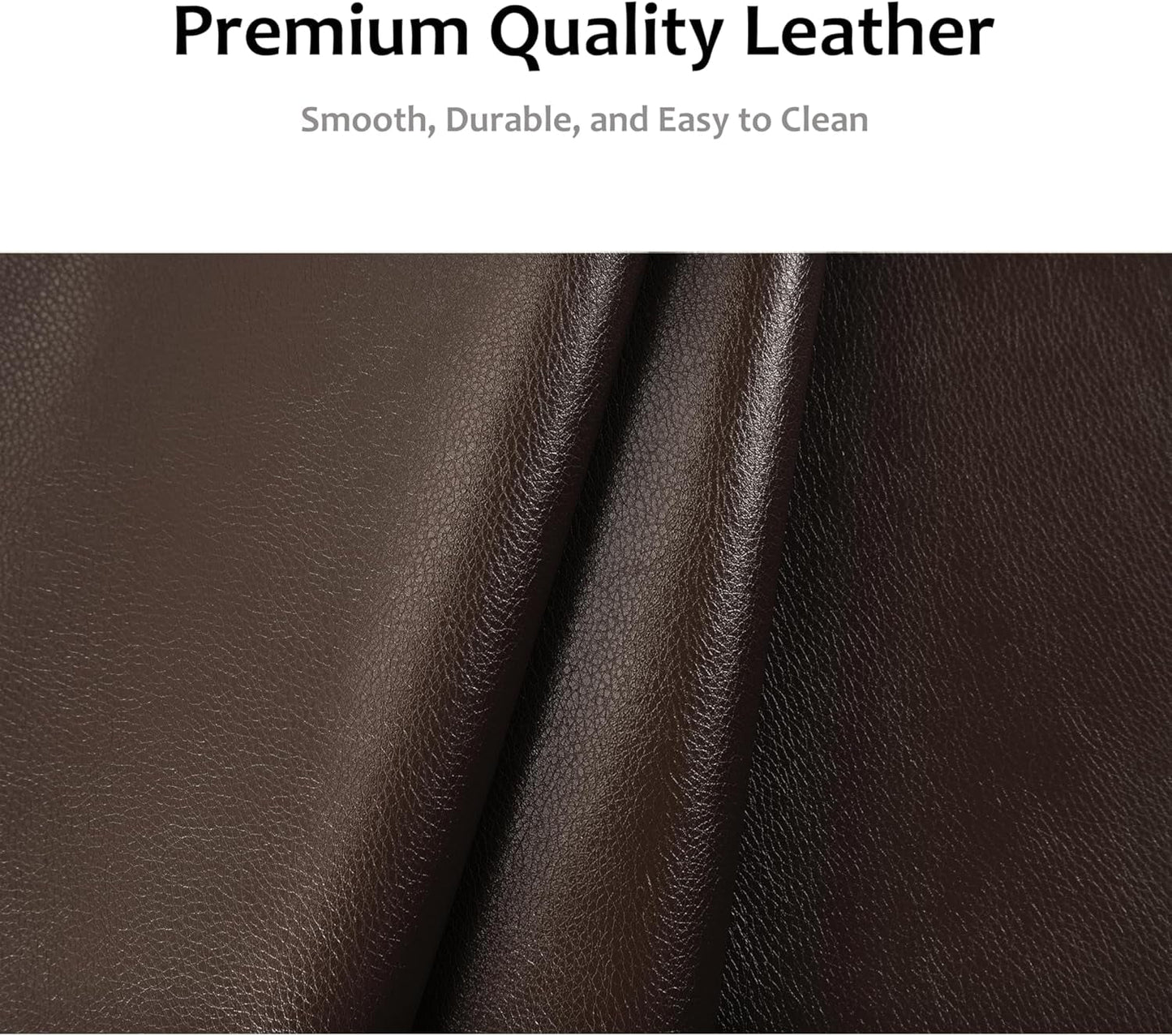 Leather Recliner Chair Brown Medium With Cup Holders And 150 Degree Recline ShipItFurniture