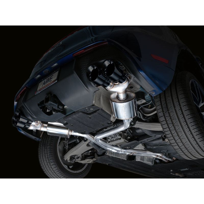 AWE Tuning 19-21 Porsche Macan 3.0T/2.9TT Touring Edition Catback Exhaust w/ Diamond Black Tips NP Motorsports