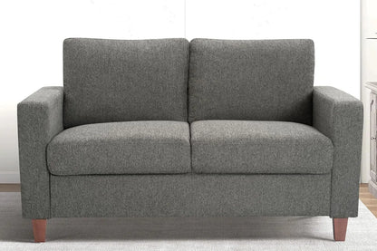 Miles 2 Piece Couch And Loveseat Set With Reversible Pillows Grey ShipItFurniture