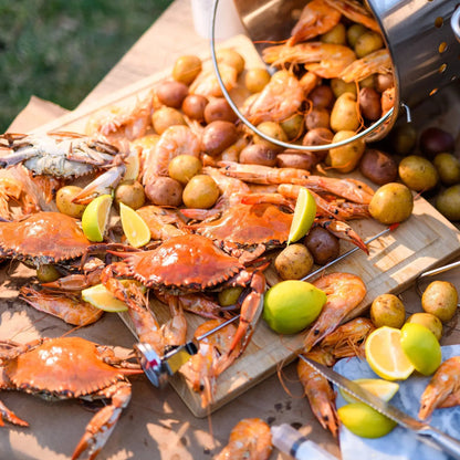 Barton 53Qt Stock Pot w/ Strainer Basket Commercial Stainless Steel Food Grade Barton