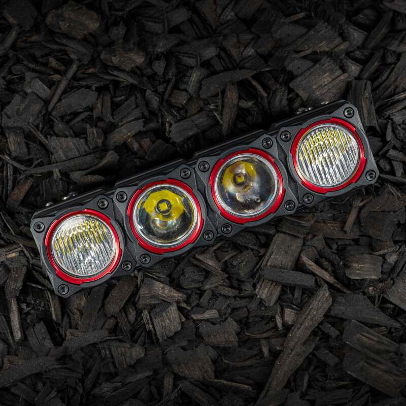 KC HiLiTES FLEX ERA LED Light Bar Bezel Kit for 10in. Segments - Red - Get it from Bo
