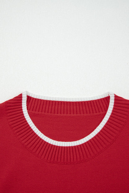 Malaysia accent Holiday Cropped Sweater