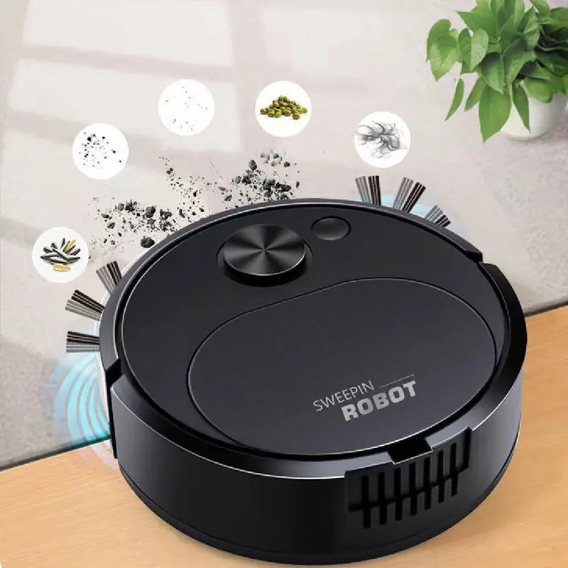 Robot Sweeping Vacuum Cleaner Mopping 3 In 1 Smart