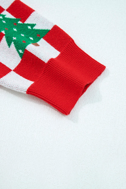 Ella Tree Pattern Cardigan Sweater