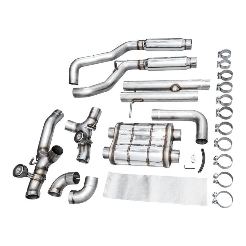 AWE 21+ Wrangler 392 Switchpath Cat-Back Exhaust- Quad BashGuards NP Motorsports