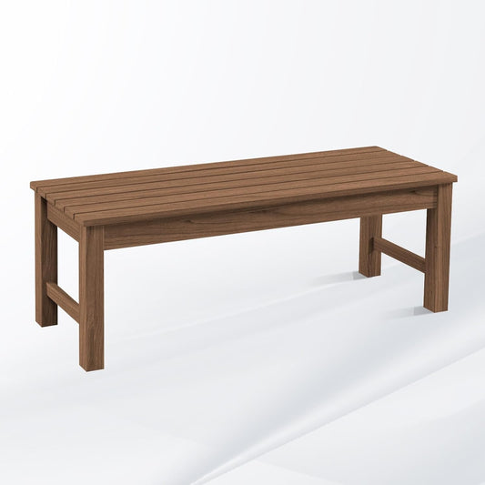 Outdoor Backless Patio Bench for Garden and Porch ShipItFurniture